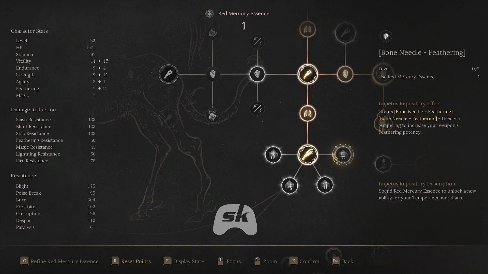 Feathering in Wuchang: Fallen Feathers (Image via Sportskeeda Gaming / 505 Games)